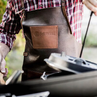 Grembiule in Pelle di Bufalo con Fascia Incrociata