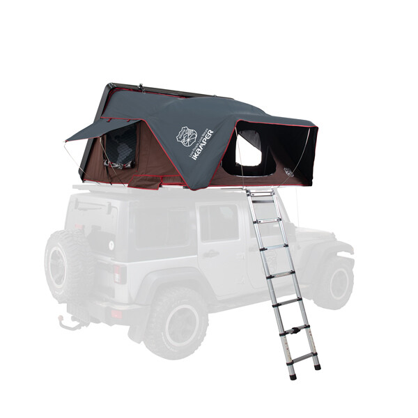 Skycamp - 2.0 Tenda da tetto per auto guscio rigido nero