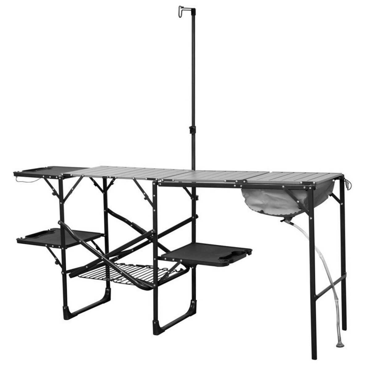 Cocina de exterior plegable con fregadero