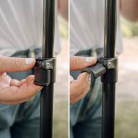 Cocina de exterior plegable con fregadero