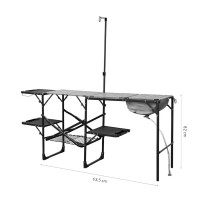 Cocina de exterior plegable con fregadero