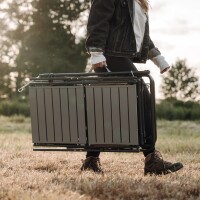 Cocina de exterior plegable con fregadero