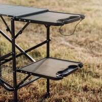 Cocina de exterior plegable con fregadero