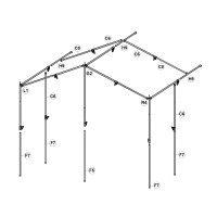 Bastoni di Ricambio Premium Tenda Annessa Economy