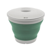 Secchio rotondo Collaps con coperchio Shadow Green