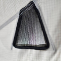 Tenda da tetto Adventure 140 grigio con rete portaoggetti