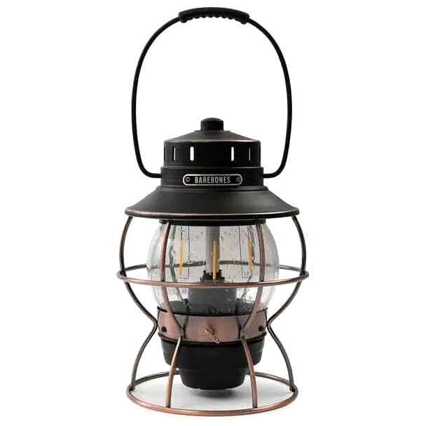 BAREBONES RAILROAD LANTERN BRONZE - USB