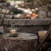 BAREBONES EDISON MINI LANTERN OLIVE - 2AA/USB