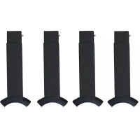 Kit aggiuntivo per Disc-O-Bed L & XL 4 pezzi - nero -
