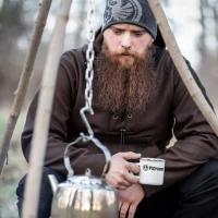 Tazza in smalto Petromax bianca