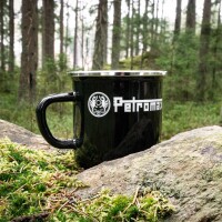 Tazza in smalto Petromax nero