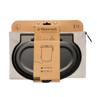 Flextrash sacchetto della spazzatura L (9 L), grigio