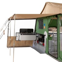 Erker cucina con tenda da sole - acciaio inox - Umber