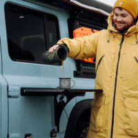 Tavolo pieghevole lato destro