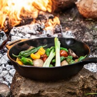 Padella per fuoco con manico