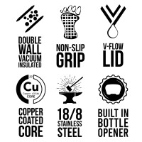 Wyld Gear TUMBLER 20 OZ (591 ml), verde lima