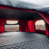 Tenda da tetto ibrida TEDPop con doppia apertura