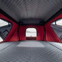 Tenda da tetto ibrida TEDPop con doppia apertura