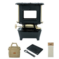 Winnerwell fornello da campeggio in ferro incluso accessori
