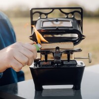 Winnerwell fornello da campeggio in ferro incluso accessori