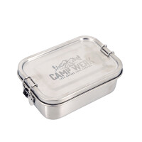 CAMPWERK LunchBox, 800ml, Acciaio inox spazzolato