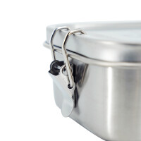 CAMPWERK LunchBox, 800ml, Acciaio inox spazzolato