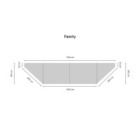 Telo ombreggiante CampWing per tendone FAMILY